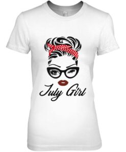 July Girl Wink Eye Woman Face Born In July Birthday 1 July Girl Wink Eye Woman Face Born In July Birthday 2