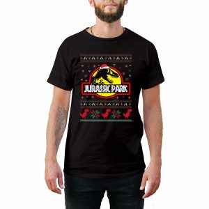 Jurassic Park Christmas Style T-Shirt