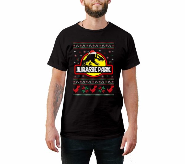 Jurassic Park Christmas Style T-Shirt