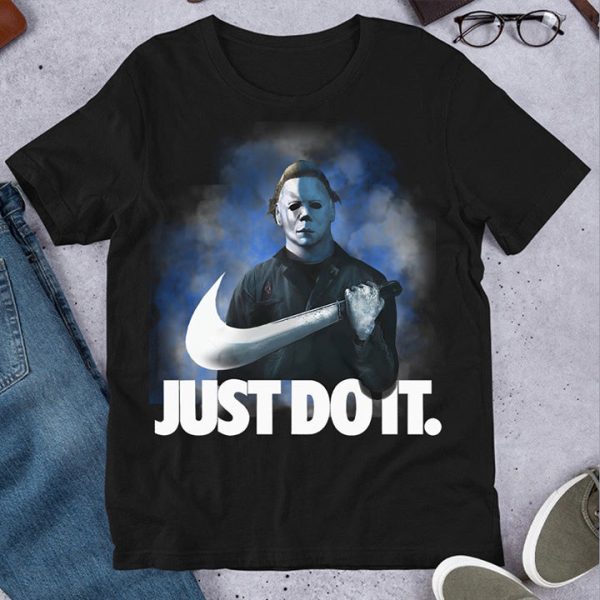 Just Do It Michael Myers Nike T-Shirt Halloween 1978