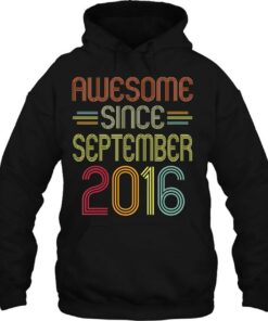 Kids 6Th Birthday Gifts Awesome Since September 2016 6 Years Old 3