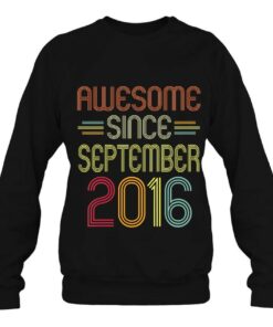 Kids 6Th Birthday Gifts Awesome Since September 2016 6 Years Old 4