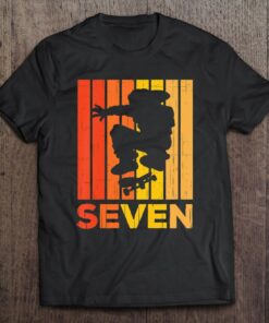 Kids 7Th Birthday Skater Boy Girl 7 Years Old Skateboarder 1