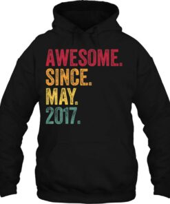 Kids Awesome Since May 2017 5Th Birthday Gift 5 Years Old Vintage 2 Kids Awesome Since May 2017 5Th Birthday Gift 5 Years Old Vintage 3