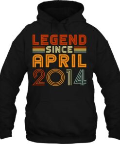 Kids Legend Since April 2014 Boys Girls Vintage 8Th Birthday 3