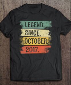 Kids Legend Since October 2017 5 Years Old 5Th Birthday Gifts 1