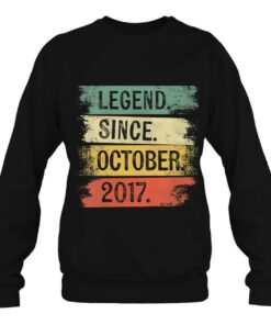 Kids Legend Since October 2017 5 Years Old 5Th Birthday Gifts 4
