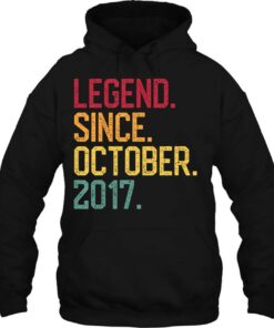 Kids Legend Since October 2017 5Th Birthday Gift 5 Years Old 2