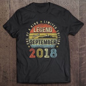 Kids Legend Since September 2018 5Th Birthday Gift 5 Years Old