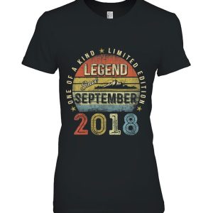 Kids Legend Since September 2018 5Th Birthday Gift 5 Years Old