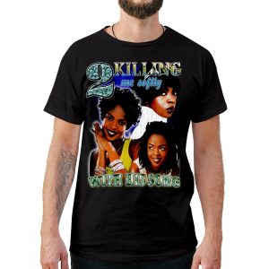 Killing Me Softly With His Song Vintage Style T-Shirt