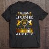 Kings Are Born On June 18Th Birthday Bday Men Boy Kid
