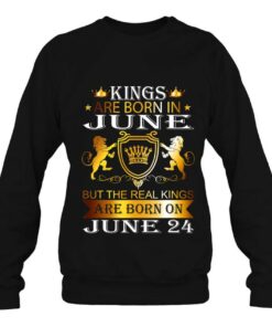 Kings Are Born On June 24Th Birthday Bday Men Boy Kid 3 Kings Are Born On June 24Th Birthday Bday Men Boy Kid 4