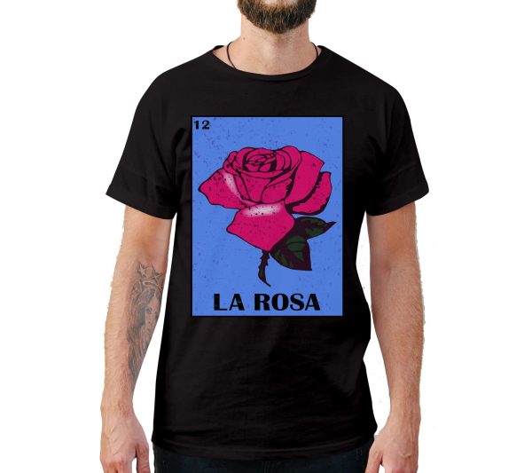 La Rosa Loteria Card Style T-Shirt