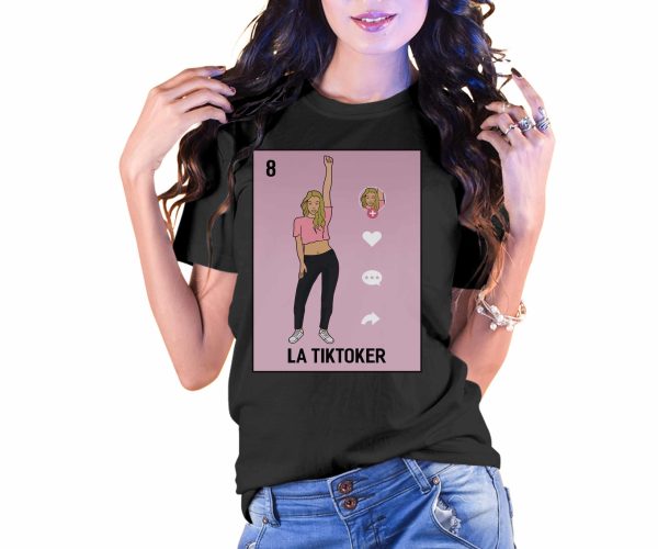 La Tiktoker Loteria Card Style T-Shirt