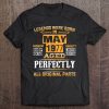 Legend Born In May 1977 46Th Birthday Tee For 46 Years Old