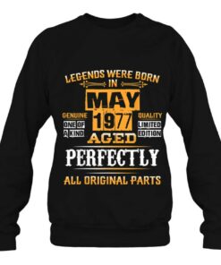 Legend Born In May 1977 46Th Birthday Tee For 46 Years Old 4
