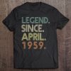 Legend Since April 1959 Born In April 64Th Birthday Vintage