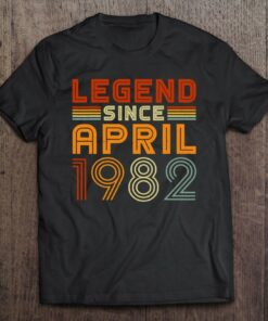 Legend Since April 1982 Men Women Vintage 41St Birthday 1