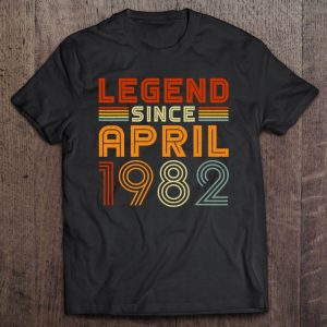 Legend Since April 1982 Men Women Vintage 41St Birthday