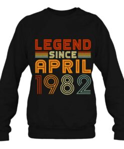Legend Since April 1982 Men Women Vintage 41St Birthday 3 Legend Since April 1982 Men Women Vintage 41St Birthday 4
