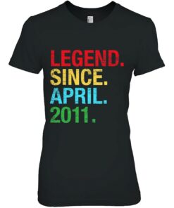 Legend Since April 2011 Bday Gifts 12Th Birthday 2