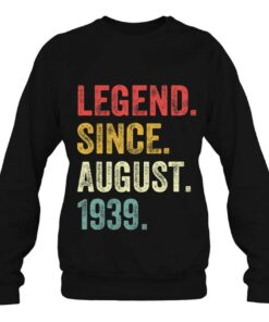 Legend Since August 1939 83Rd Bday Gift 83 Years Old Men 3 Legend Since August 1939 83Rd Bday Gift 83 Years Old Men 4