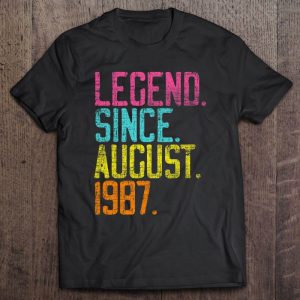 Legend Since August 1987 Bday Gifts 35Th Birthday