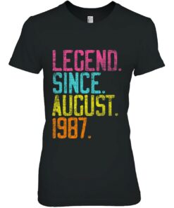 Legend Since August 1987 Bday Gifts 35Th Birthday 2