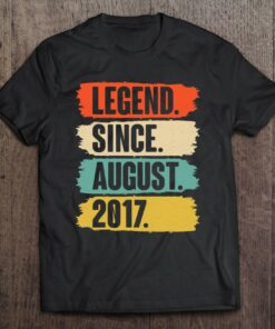 Legend Since August 2017 Birthday Gift For 5 Years Old Boy 1