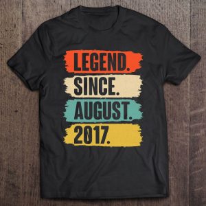 Legend Since August 2017 Birthday – Gift For 5 Years Old Boy