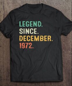 Legend Since December 1972 51St Birthday Gifts 51 Years Old 1
