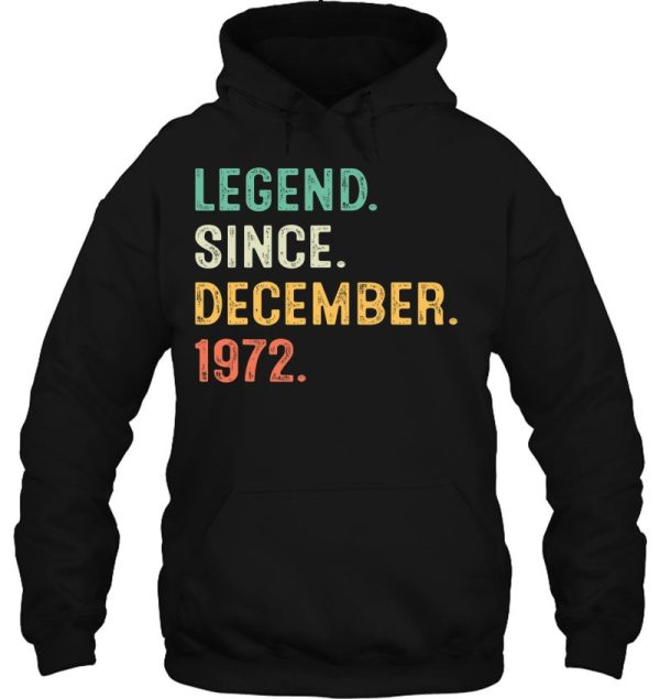 Legend Since December 1972 51St Birthday Gifts 51 Years Old