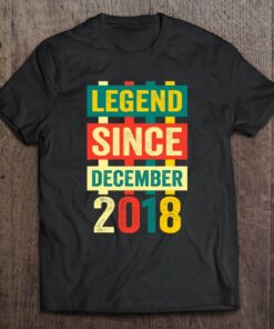 Legend Since December 2018 4 Years Old Shirt Bday Gift 1