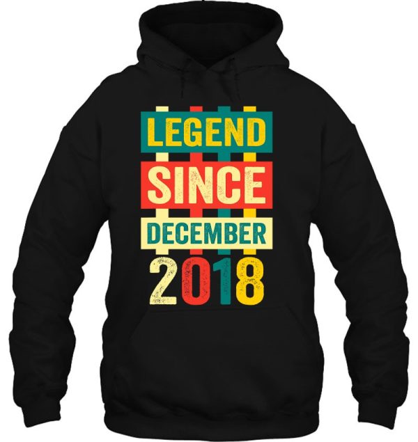 Legend Since December 2018 4 Years Old Shirt Bday Gift