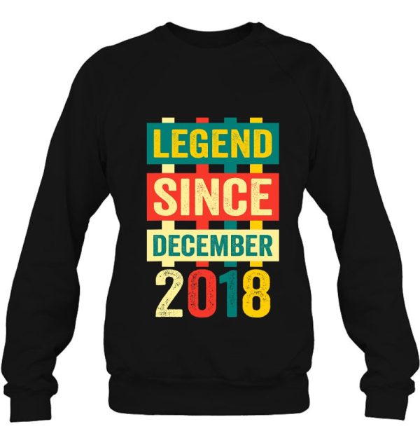 Legend Since December 2018 4 Years Old Shirt Bday Gift