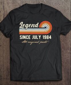 Legend Since July 1984 38 Years Old Bday 38Th Birthday 1