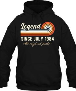 Legend Since July 1984 38 Years Old Bday 38Th Birthday 3