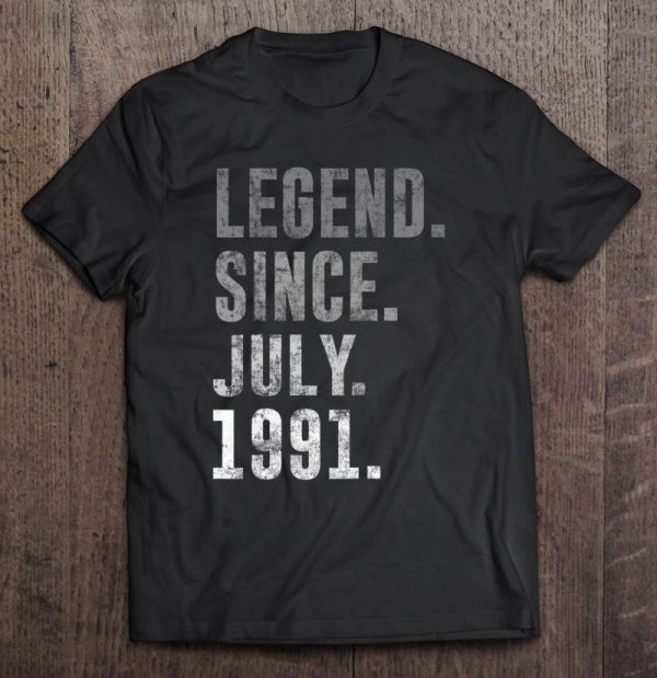 Legend Since July 1991 31St Birthday Vintage 1991 Birthday