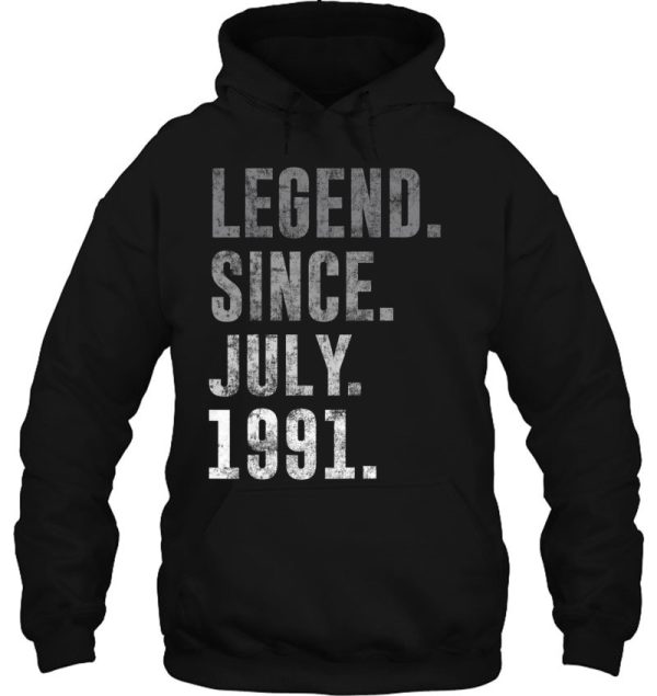 Legend Since July 1991 31St Birthday Vintage 1991 Birthday