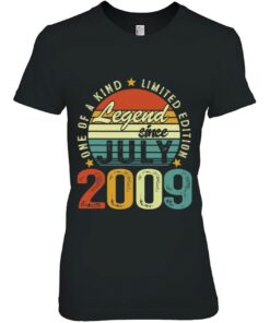 Legend Since July 2009 13 Years Old 13Th Birthday Kids Boys 2