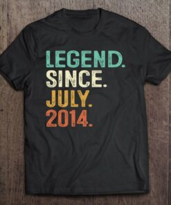 Legend Since July 2014 9Th Birthday Gift 9 Years Old Boy Kid 1