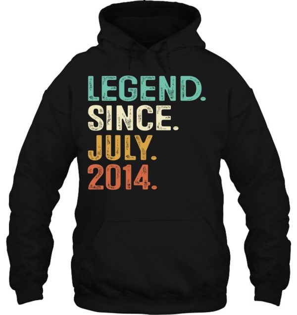 Legend Since July 2014 9Th Birthday Gift 9 Years Old Boy Kid