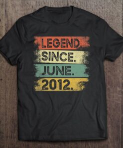 Legend Since June 2012 Distressed Born In June 2012 Bday 1