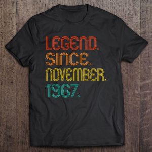 Legend Since November 1967 55Th Birthday 55 Years Old Retro