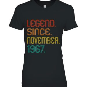 Legend Since November 1967 55Th Birthday 55 Years Old Retro