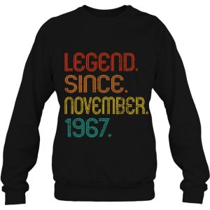 Legend Since November 1967 55Th Birthday 55 Years Old Retro 4