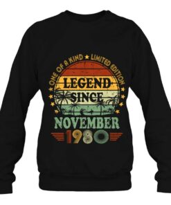 Legend Since November 1980 42Nd Birthday 42 Years Old 4