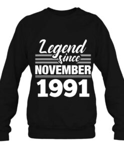 Legend Since November 1991 31St Birthday 31 Years Old Gift 4