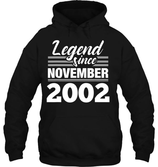 Legend Since November 2002 – 20Th Birthday 20 Years Old Gift